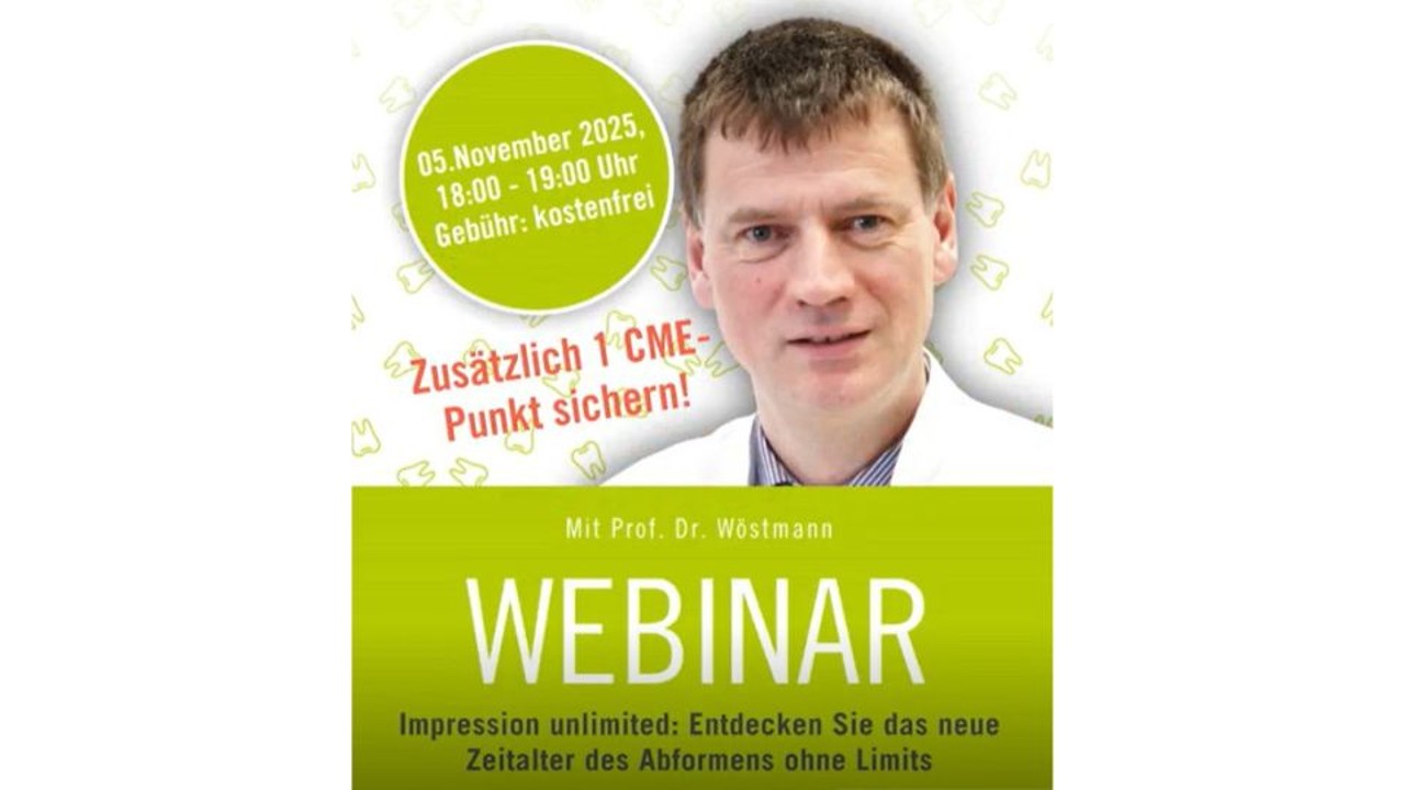 Webinar mit Prof. Dr. Wöstmann Webinar mit Prof. Dr. Wöstmann